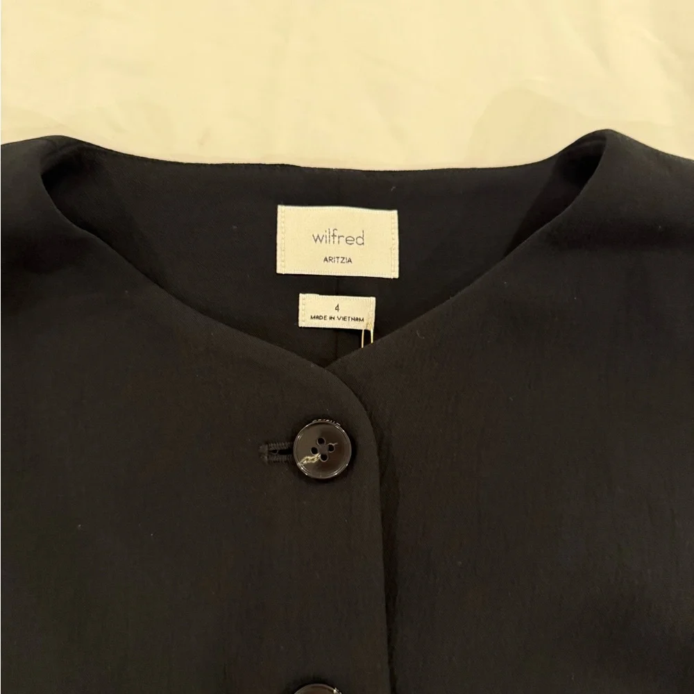 Wilfred Aritzia Black Regal Vest - Picture 3 of 5